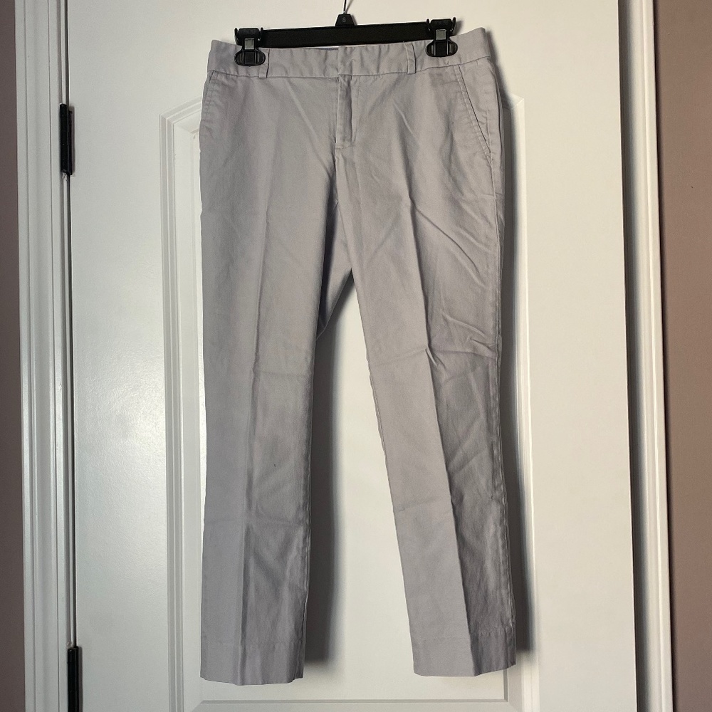 Banana Republic Factory Hampton Fit Gray Cropped Pants